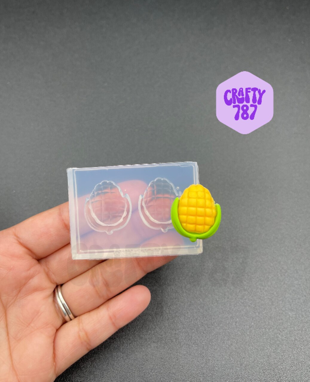 Corn on a Cob Silicone Mold , Resin Mold, Polymer Clay Mold(A15)